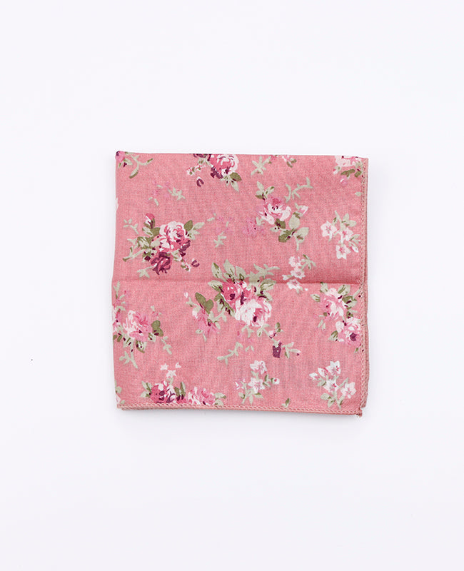 Fazzoletto da taschino Liberty Rosa in Cotone | Charles - Unipap's