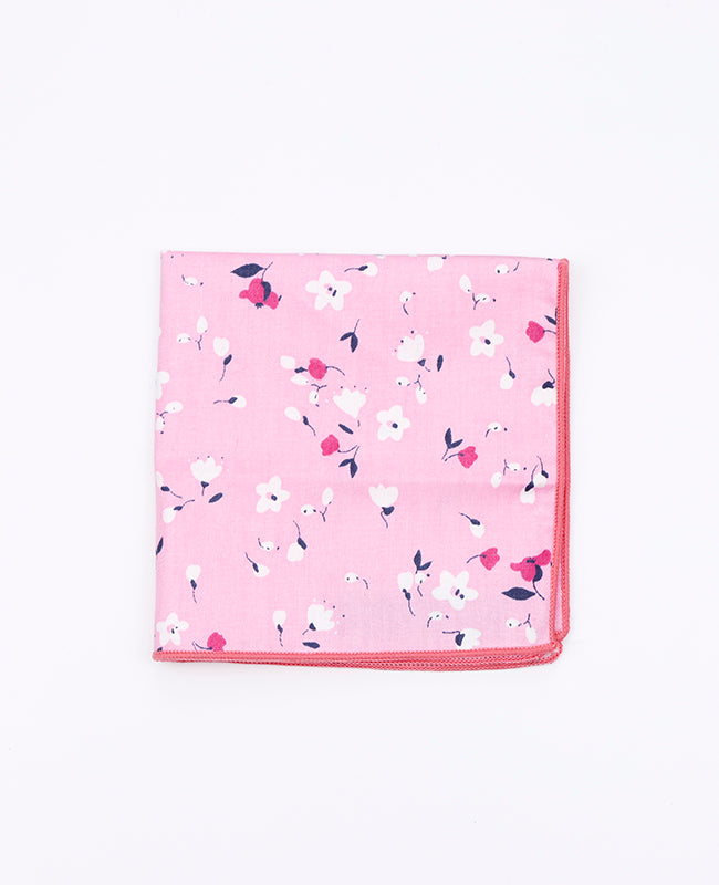 Fazzoletto da taschino Liberty Rosa n°2 in Cotone | Gaspard - Unipap's