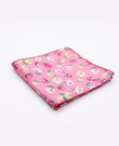 Fazzoletto da taschino Liberty Rosa n°3 in Cotone | Gaspard - Unipap's