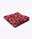 Fazzoletto da taschino Liberty Rosso n°1 in Cotone | Gaspard - Unipap's