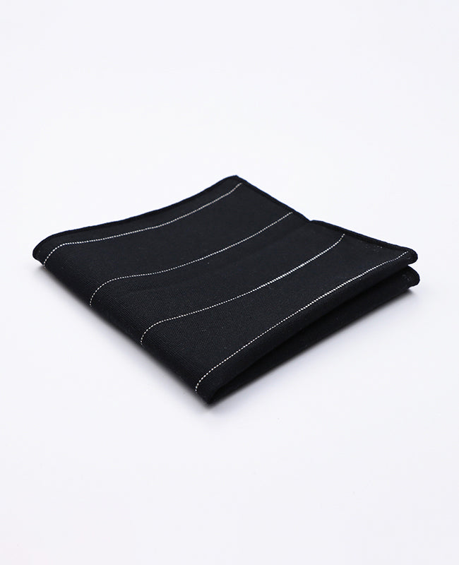 Fazzoletto da taschino Tartan Nero n°2 in Cotone | Marcel - Unipap's
