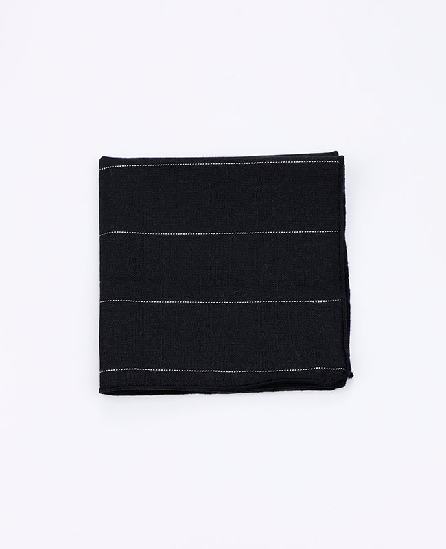 Fazzoletto da taschino Tartan Nero n°2 in Cotone | Marcel - Unipap's
