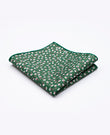 Fazzoletto da taschino Liberty Verde n°1 in Cotone | Gaspard - Unipap's