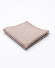 Fazzoletto da taschino Beige n°1 in Lana | Claude - Unipap's