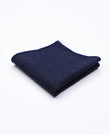 Fazzoletto da taschino Blu n°2 in Lana | Claude - Unipap's