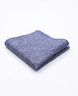 Fazzoletto da taschino Blu n°3 in Lana | Claude - Unipap's