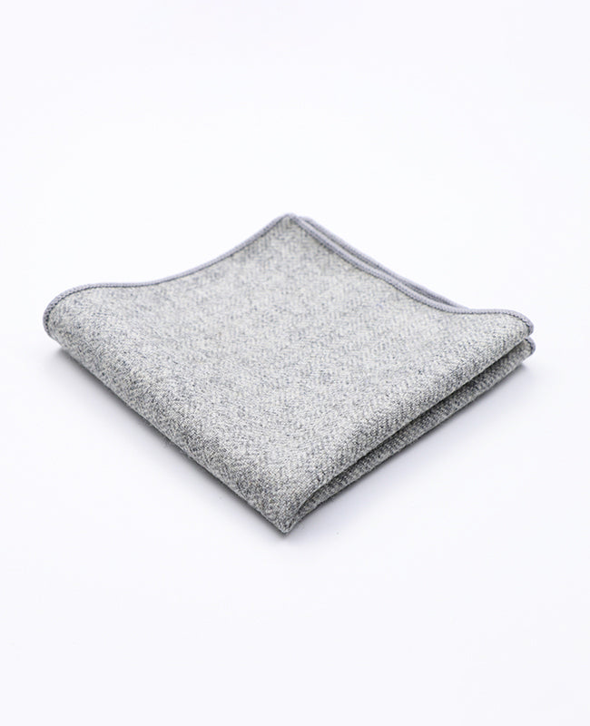 Fazzoletto da taschino Grigio n°5 in Lana | Claude - Unipap's