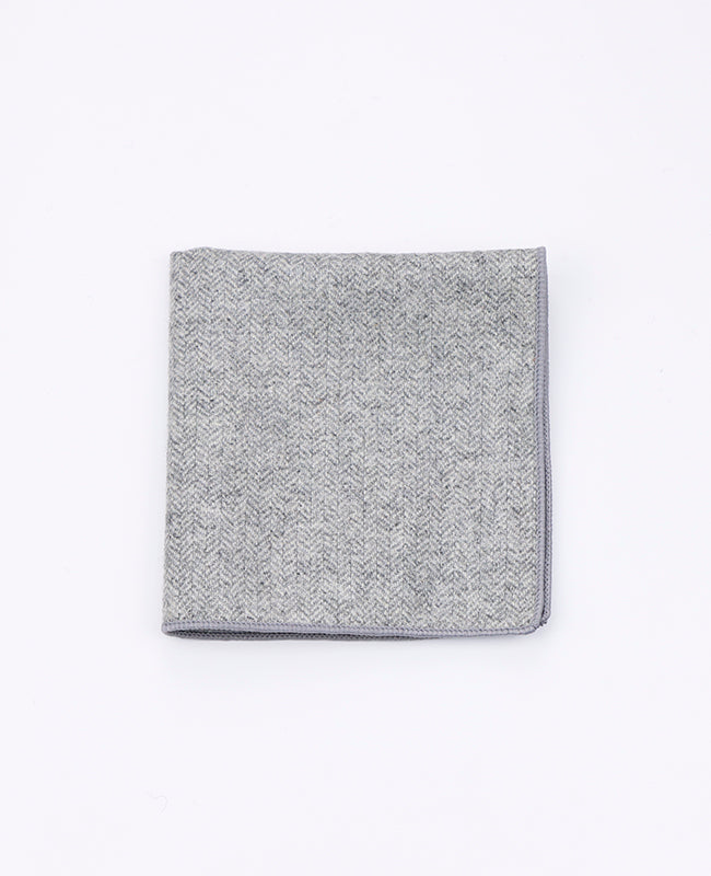 Fazzoletto da taschino Grigio n°5 in Lana | Claude - Unipap's