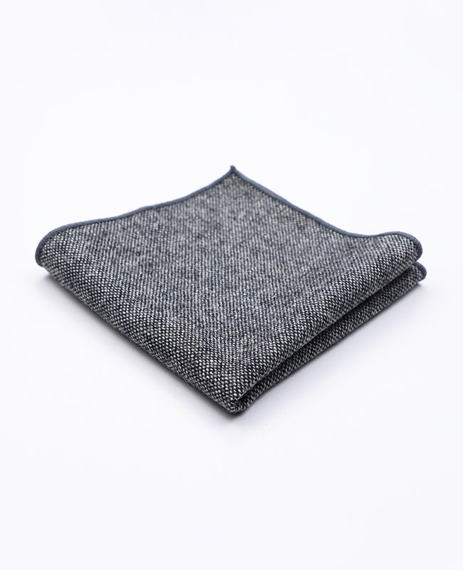 Fazzoletto da taschino Grigio n°5 in Lana | Claude - Unipap's