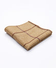 Fazzoletto da taschino Tartan Marrone n°1 in Lana | Nobert - Unipap's