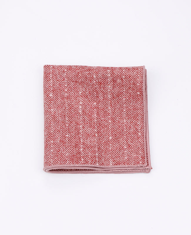 Fazzoletto da taschino Rosso n°1 in Lana | Claude - Unipap's