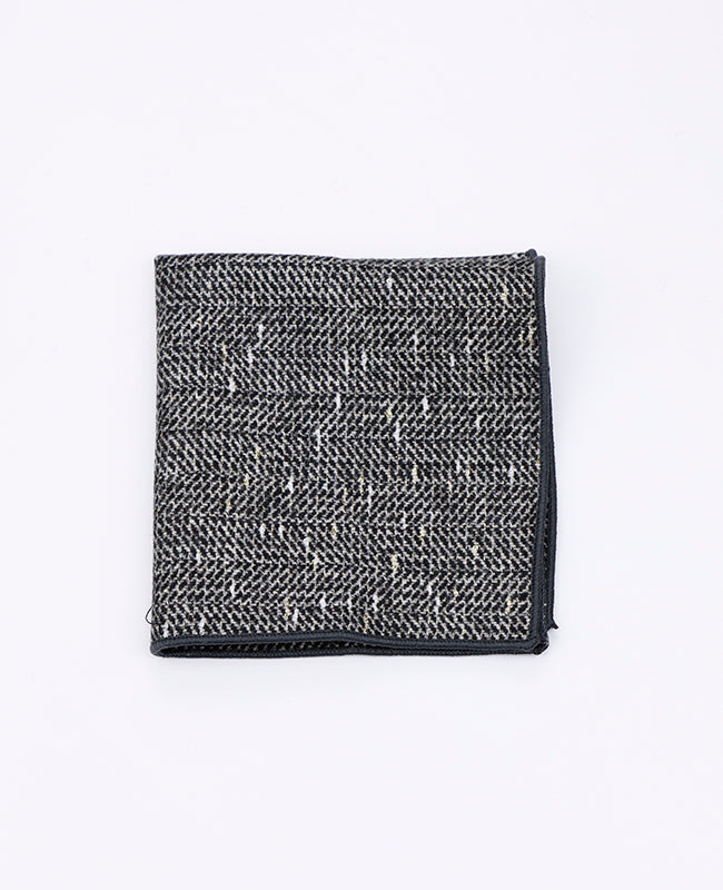 Pochette Tartan Grigio n°8 in Lana | Norbert - Unipap's