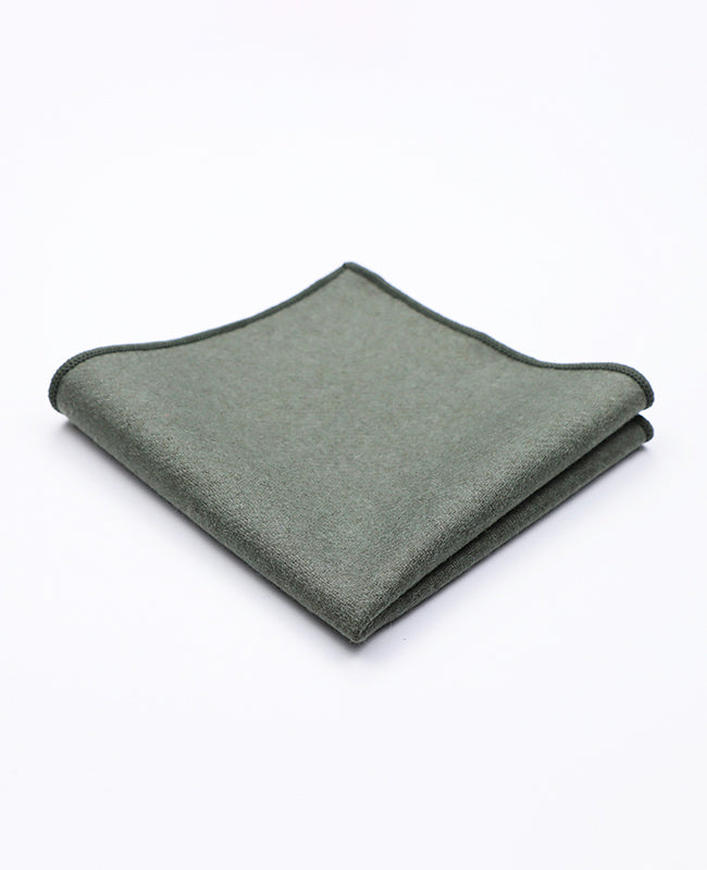Fazzoletto da taschino Verde n°2 in Lana | Claude - Unipap's