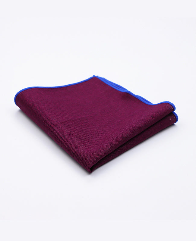 Fazzoletto da taschino Rosso n°1 in Lino | Basile - Unipap's