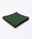 Fazzoletto da taschino Verde n°2 in Lino | Basile - Unipap's