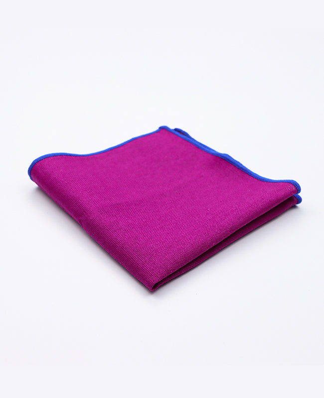 Fazzoletto da taschino Viola n°1 in Lino | Basile - Unipap's