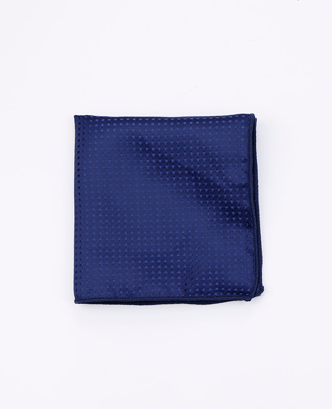 Fazzoletto da taschino Blu n°3 A Pois in Poliestere «Louis»