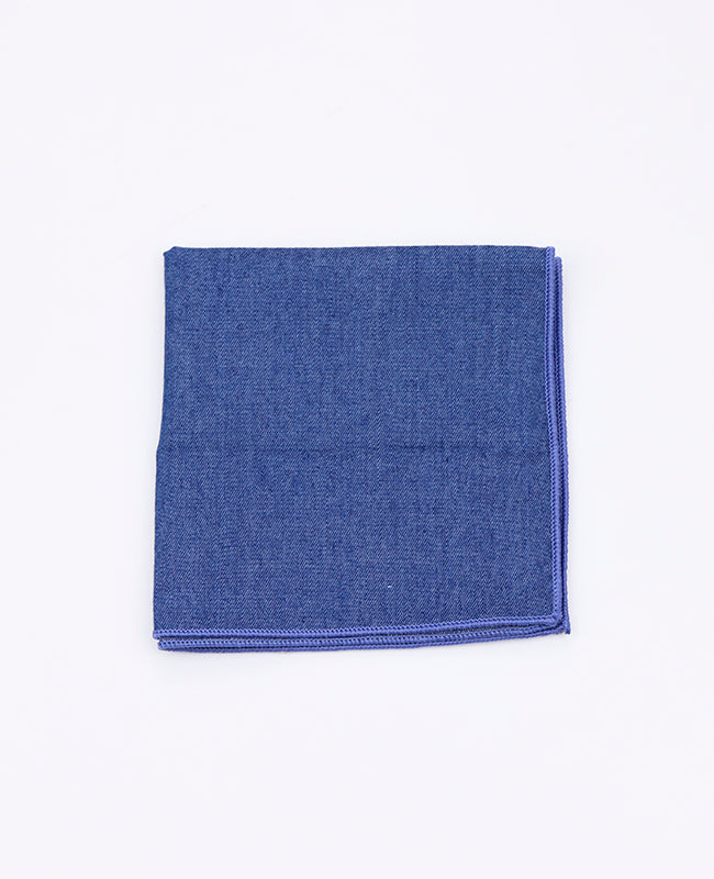 Fazzoletto da taschino Blu n°4 in Cotone | Edgard - Unipap's