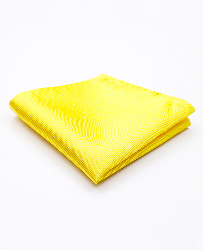 Fazzoletto da taschino Giallo n°1 in Poliestere | Georges - Unipap's