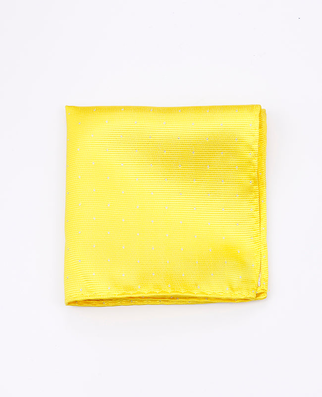 Fazzoletto da taschino Giallo n°1 in Poliestere | Georges - Unipap's