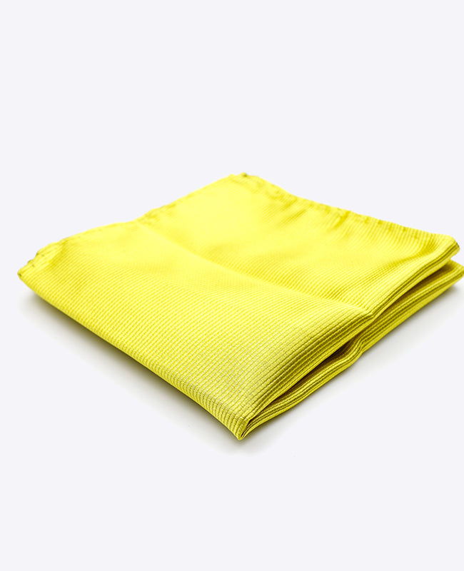 Fazzoletto da taschino Giallo n°2 in Poliestere | Lucien - Unipap's