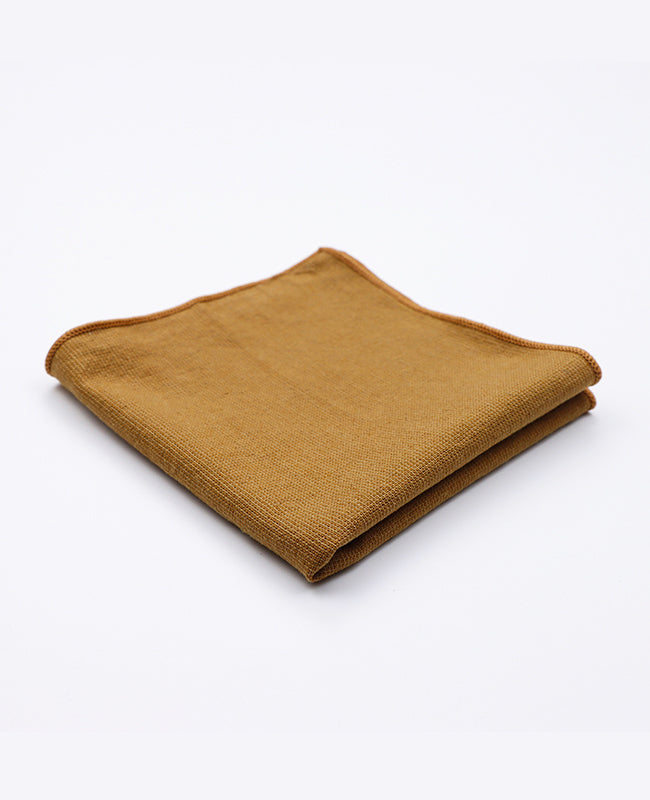 Pochette de Costume Marron Homme en Coton | Edgard | Unipap's