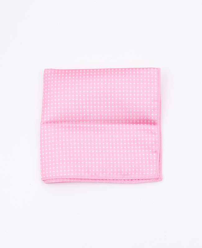 Fazzoletto da taschino Rosa n°1 A Pois in Poliestere «Louis»