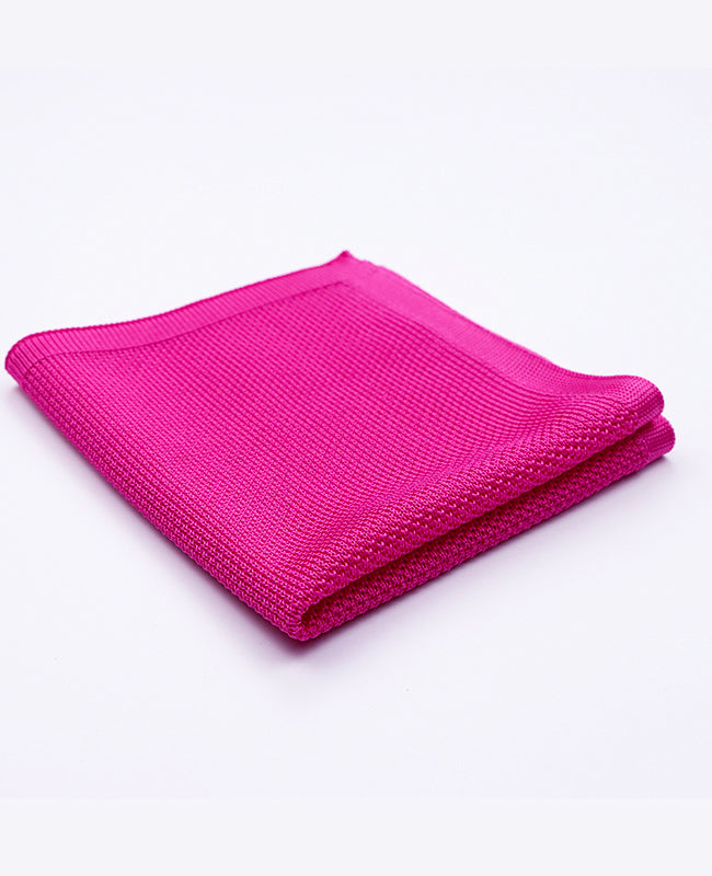 Fazzoletto da taschino Rosa n°1 in Maglia «Léon»
