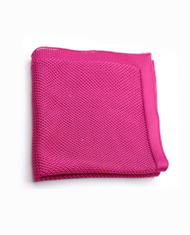 Fazzoletto da taschino Rosa n°1 in Maglia «Léon»