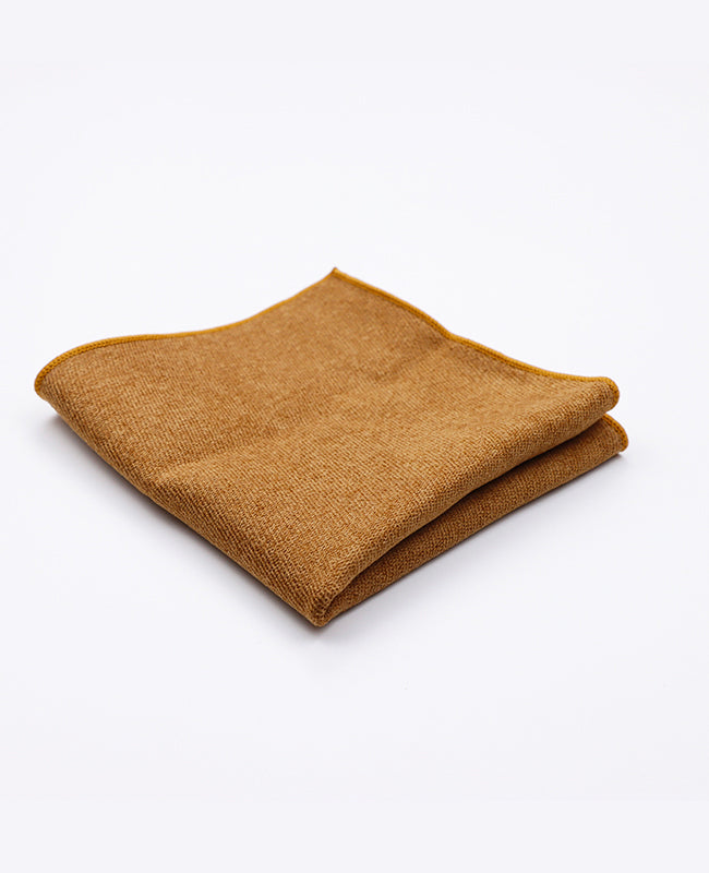 Fazzoletto da taschino Marrone n°1 in Effetto Velluto | Simon - Unipap's