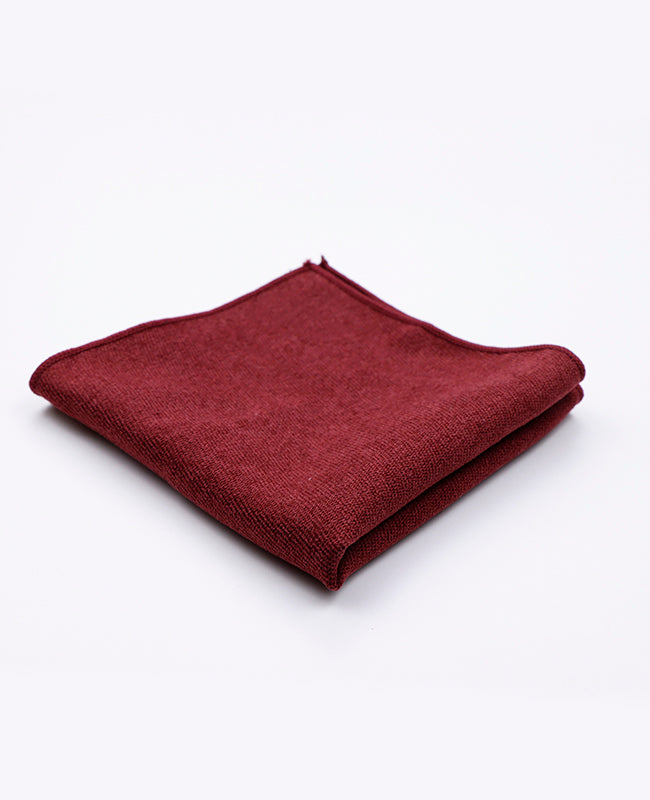 Fazzoletto da taschino Rosso n°1 in Effetto Velluto | Simon - Unipap's