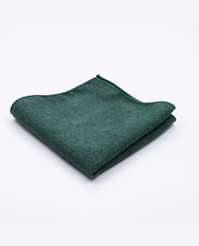 Fazzoletto da taschino Verde n°1 in Effetto Velluto | Simon - Unipap's