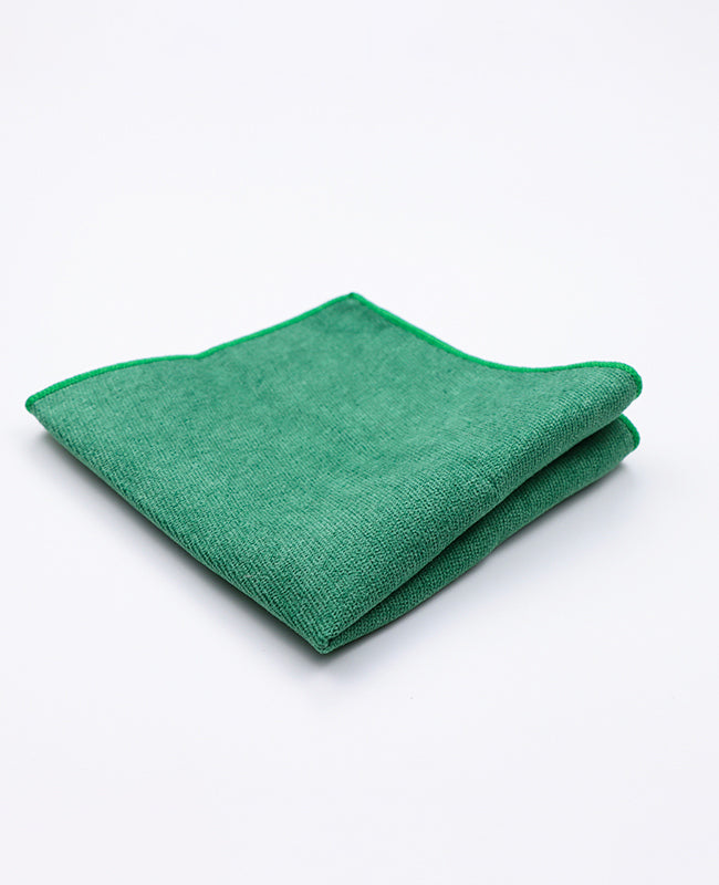 Fazzoletto da taschino Verde n°3 in Effetto Velluto | Simon - Unipap's