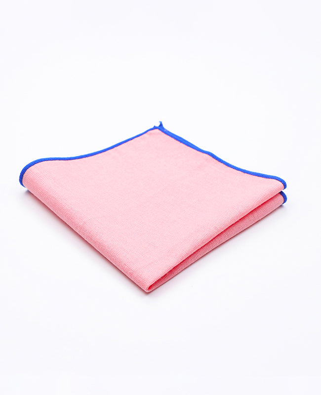 Fazzoletto da taschino Rosa n°4 in Cotone «Edgard»