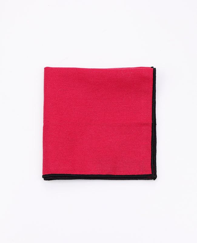 Fazzoletto da taschino Rosso in Cotone «Edgard»