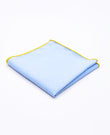 Fazzoletto da taschino Blu n°8 in Cotone «Edgard»