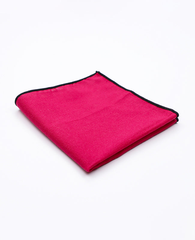 Fazzoletto da taschino Rosso in Cotone «Edgard»