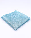 Fazzoletto da taschino con Paillette Blu n°3 in Poliestere «Olive»