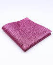 Fazzoletto da taschino con Paillette Rosa n°1 in Poliestere «Olive»