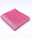 Fazzoletto da taschino con Paillettes Rosa n°2 in Poliestere «Olive»