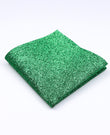 Fazzoletto da taschino con Paillette Verde n°1 in Poliestere «Olive»