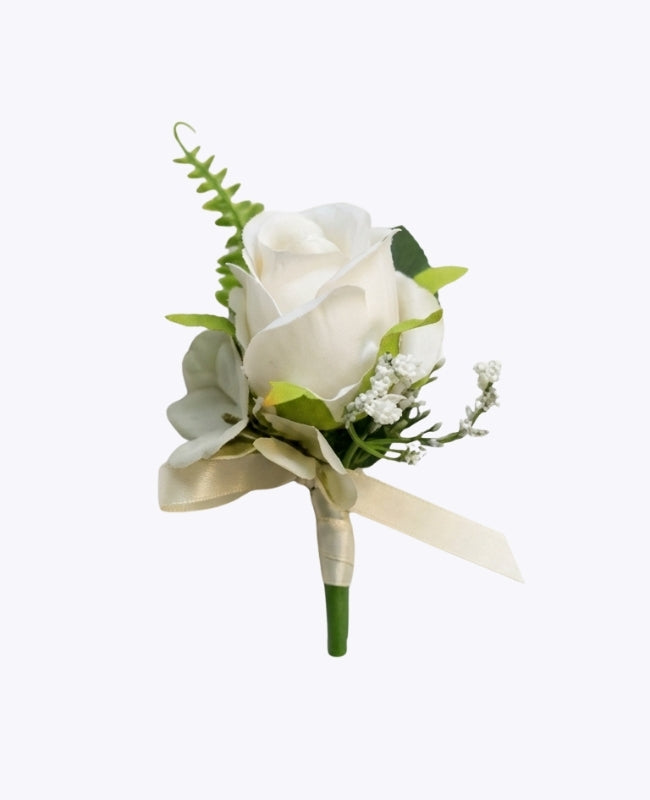 Occhiello floreale Beige Uomo «Gabriel»