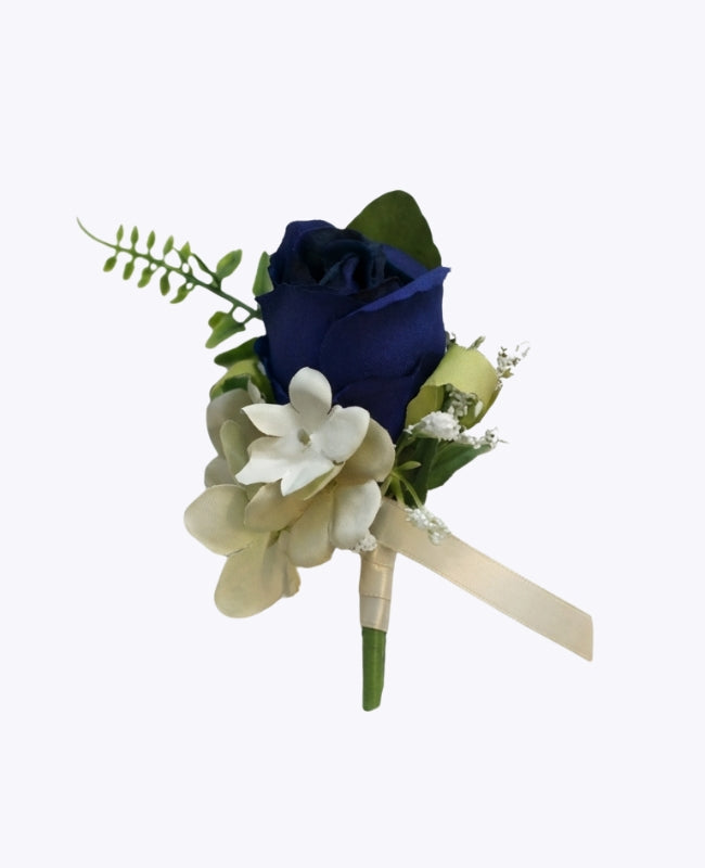 Occhiello floreale Blu Uomo «Gabriel»