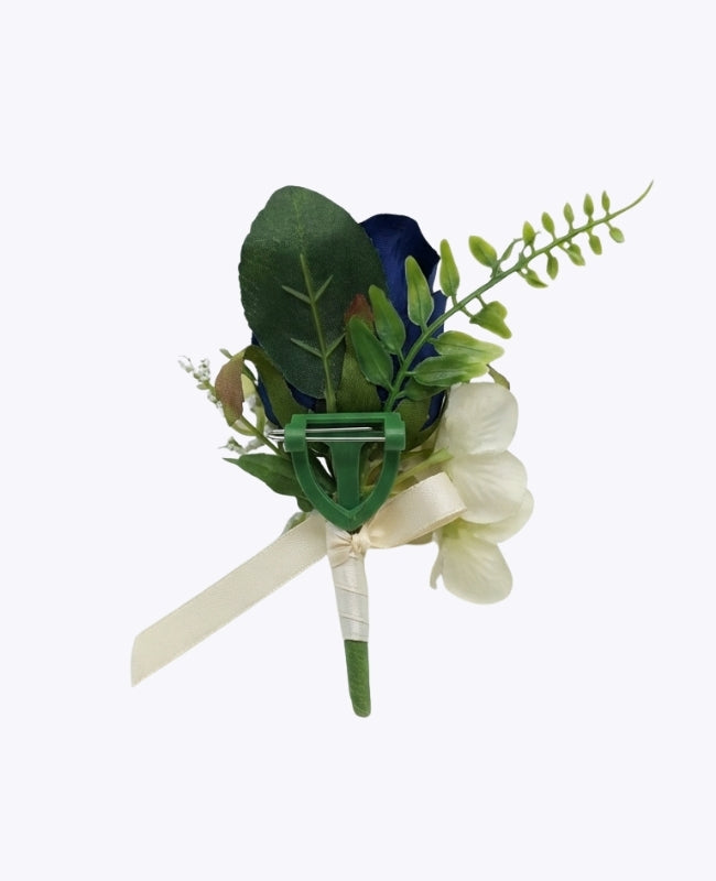 Occhiello floreale Blu Uomo «Gabriel»