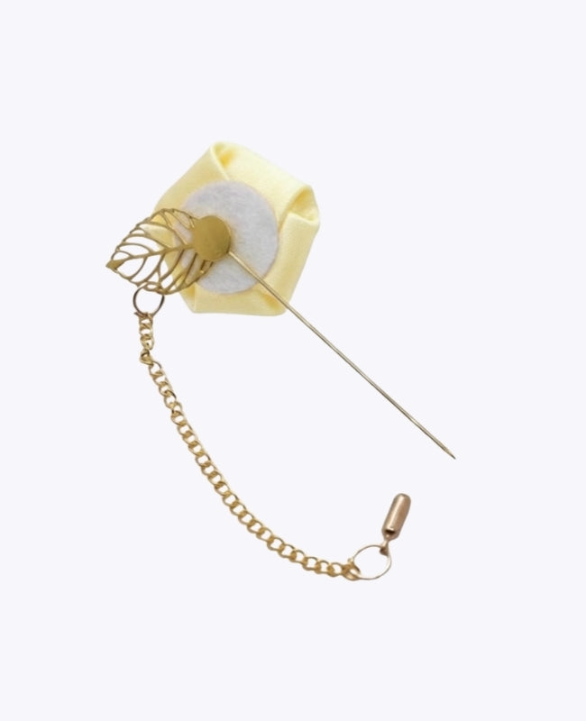 Occhiello floreale Fiore Giallo Uomo «Alfred»