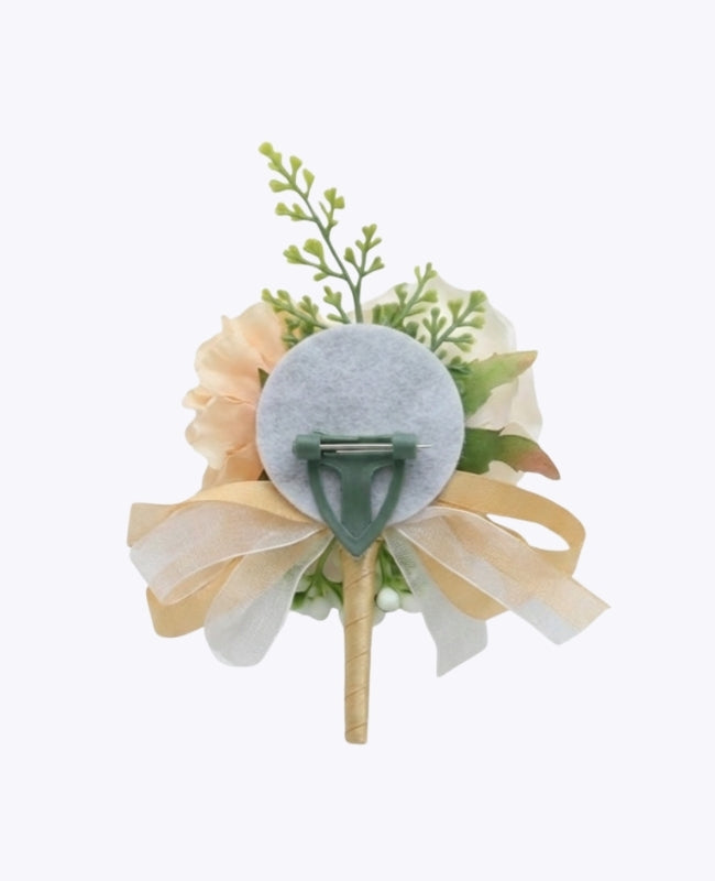Occhiello floreale Arancione Uomo «Valentin»