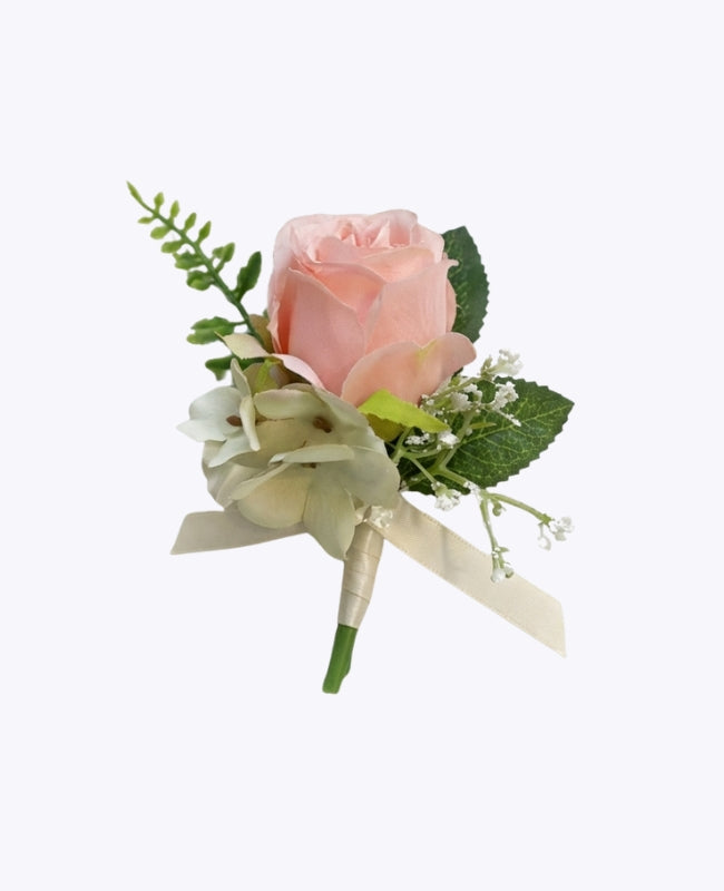 Occhiello floreale Rosa Uomo «Gabriel»