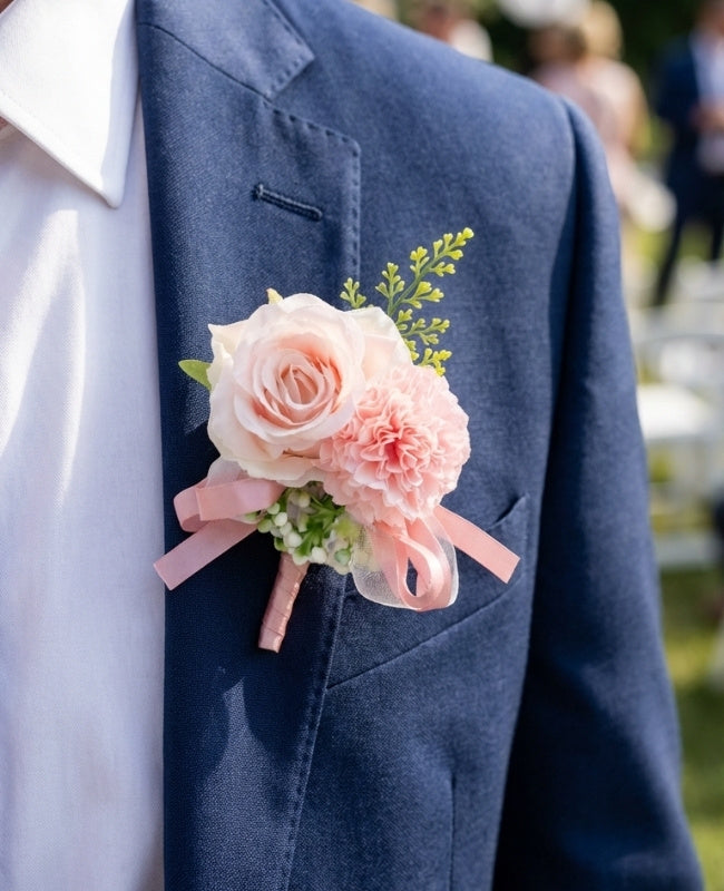 Occhiello floreale Fiore Rosa Uomo «Valentin»