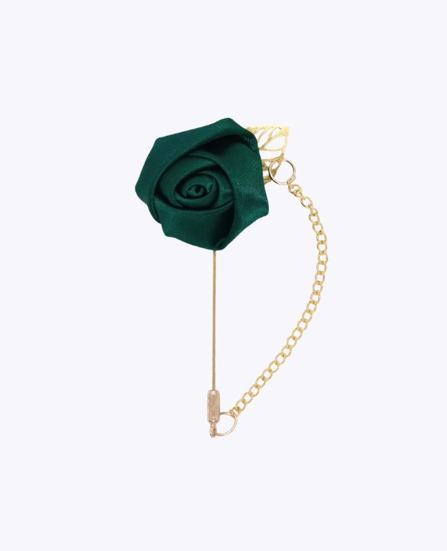 Occhiello floreale Verde Uomo «Alfred»