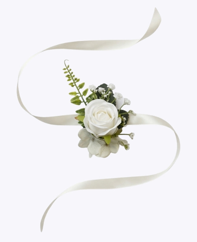 Braccialetto Fiore Bianco Donna "Gabriel"